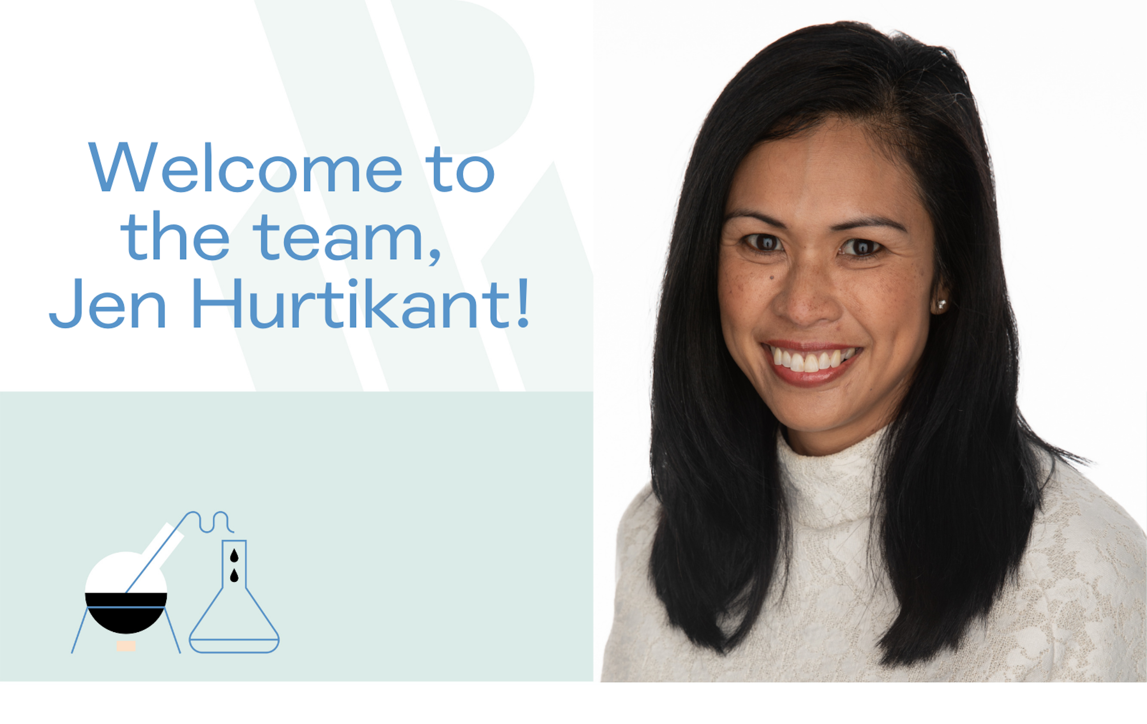Welcome to the team, Jen Hurtikant! Photo of Jen