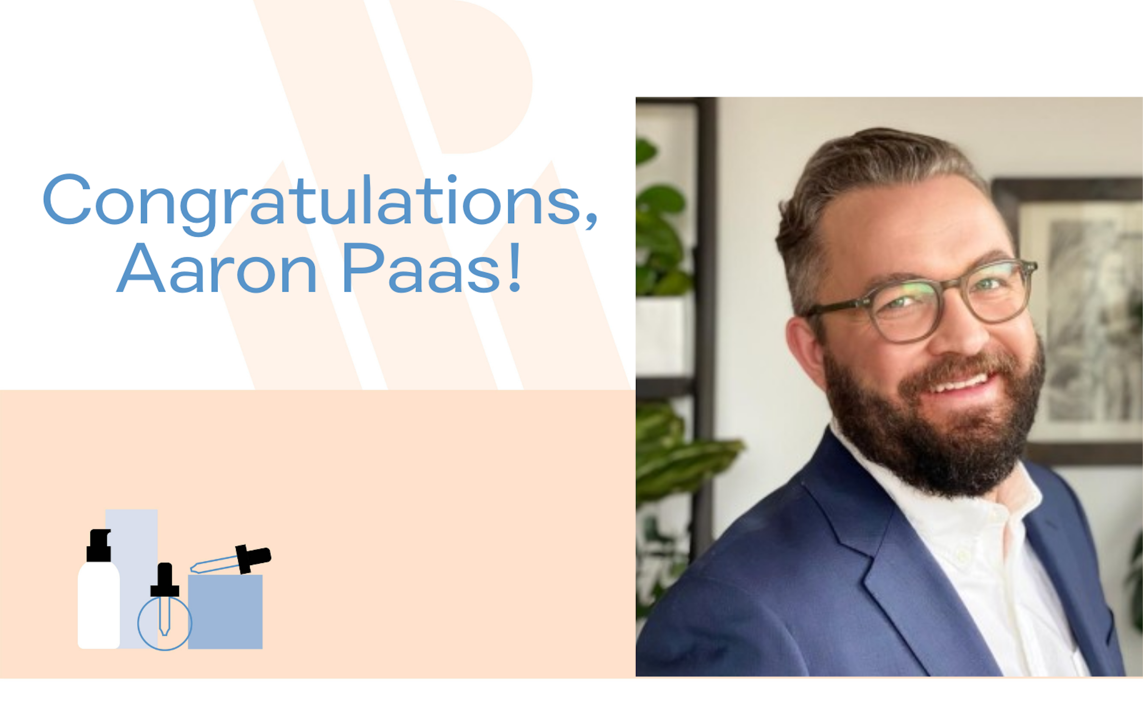 Congratulations, Aaron Paas! Photo of Aaron
